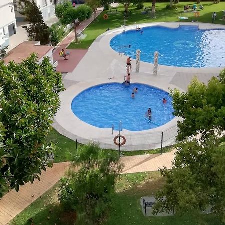 Piso Con Piscina Primera Linea De Playa Apartamento Torre Del Mar Exterior foto
